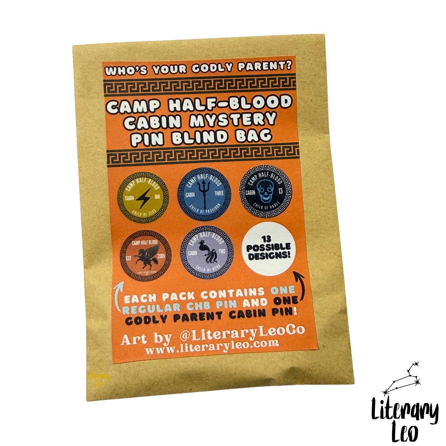 Who's Your Godly Parent? CHB Blind Bag Buttons | Demi-Gods / Greek Gods