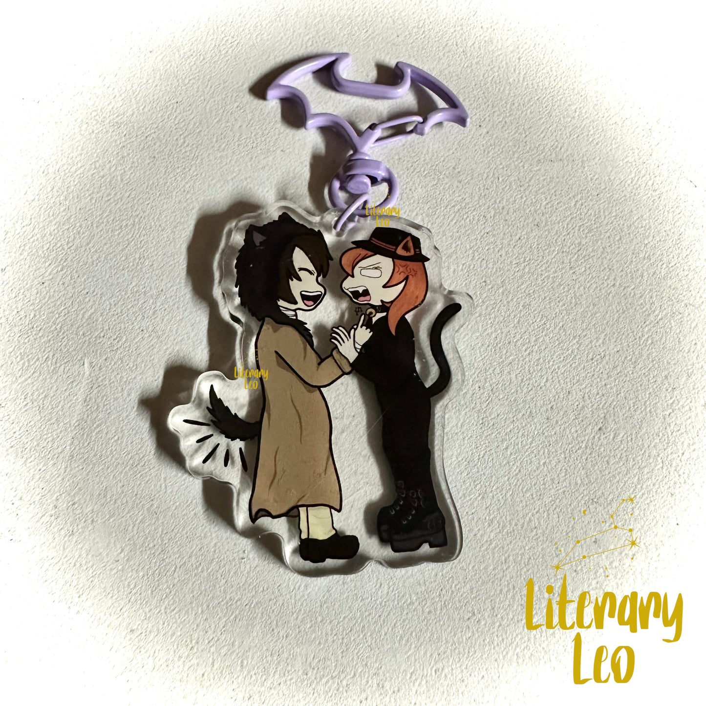 Spooky SKK (Dazai & Chuuya) Keychain (Double Sided)