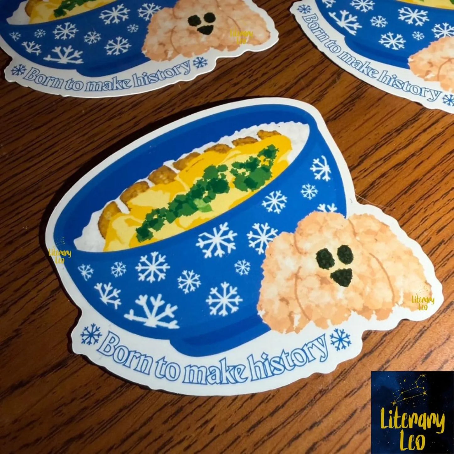 Pork Cutlet Bowl Sticker | Sports Romance | Yuri | Viktor | Nostalgic Anime | Ice Skating Anime | Tonkatsu |
