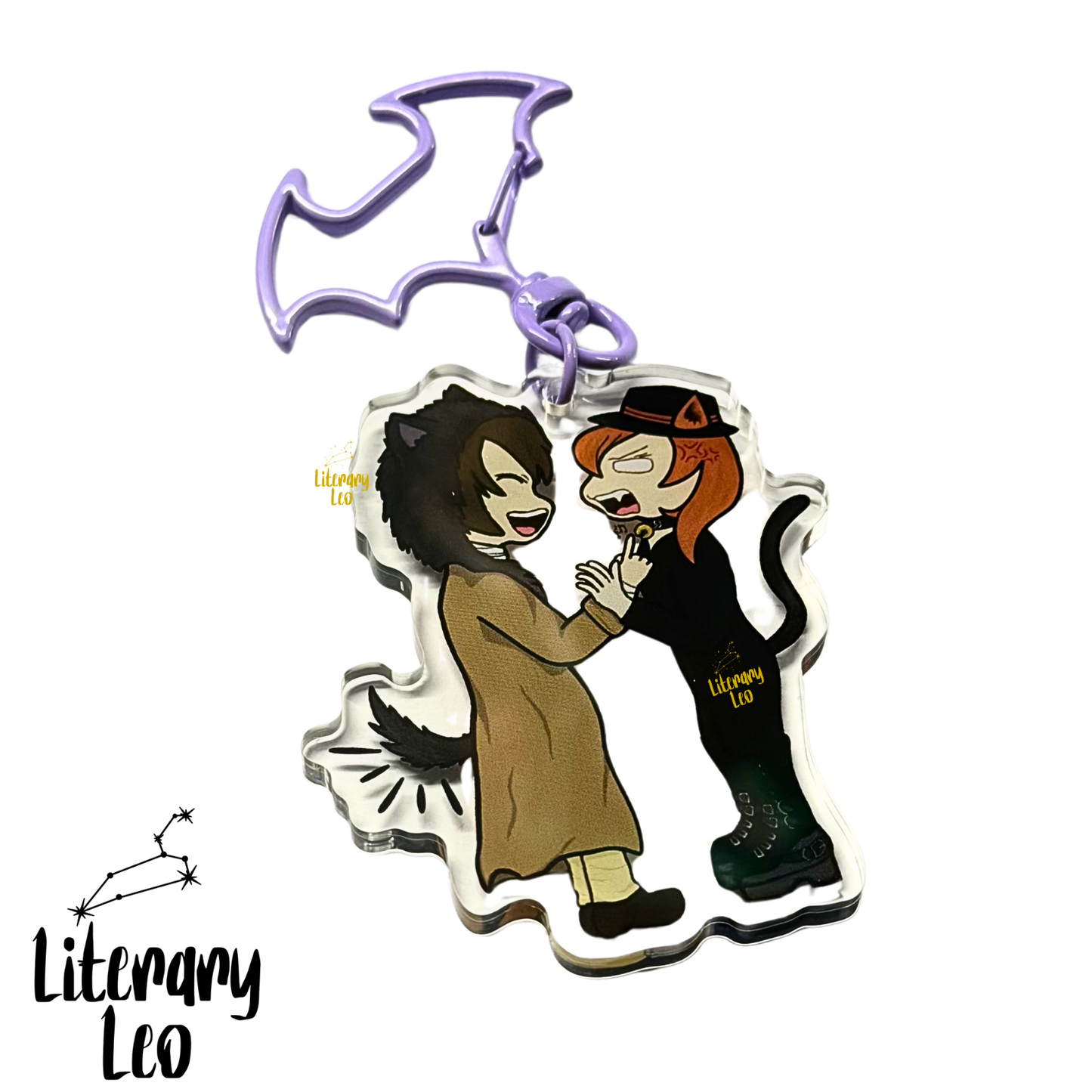 Spooky SKK (Dazai & Chuuya) Keychain (Double Sided)