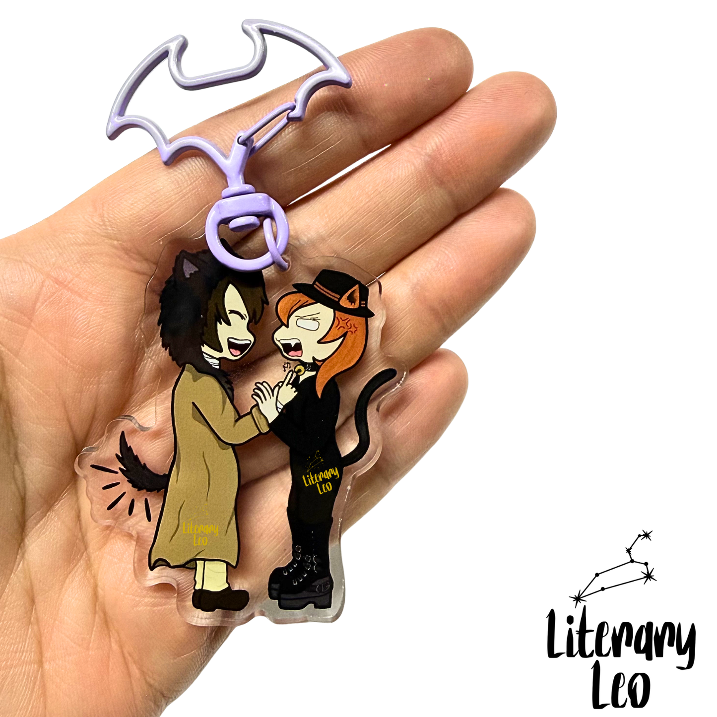 Spooky SKK (Dazai & Chuuya) Keychain (Double Sided)
