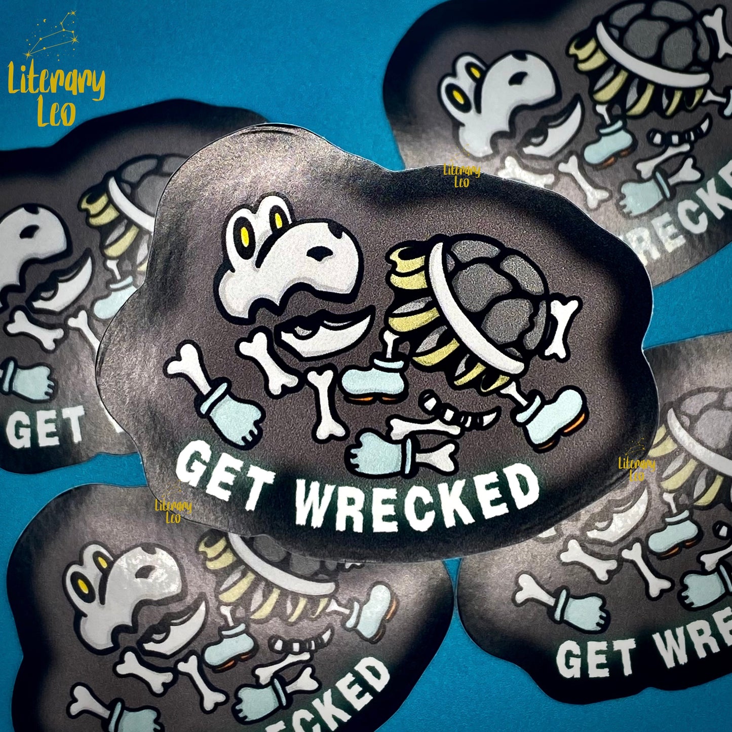 Get Wrecked Dry Bones Sticker