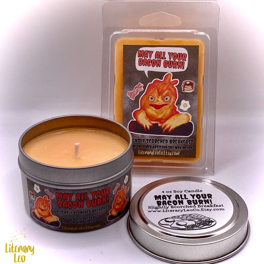 May All Your Bacon Burn Blend (Candle or Wax Melt) | Calcifer