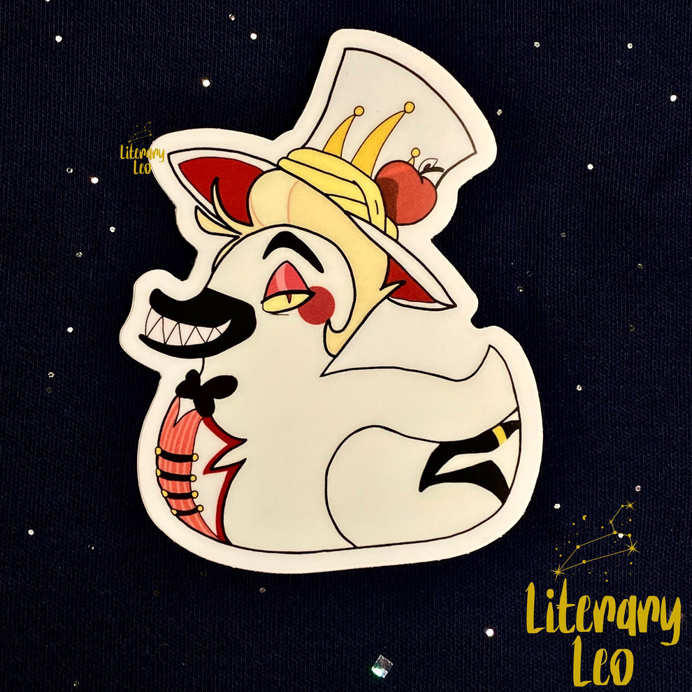 Lucifer Duck Sticker – Literary Leo Co.