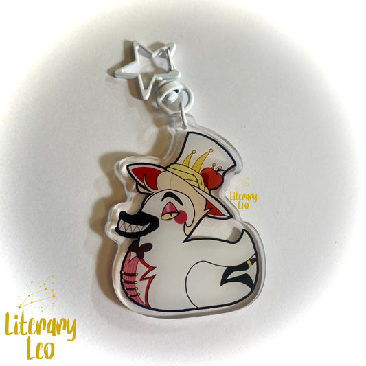 Lucifer Duck Keychain (Double Sided)