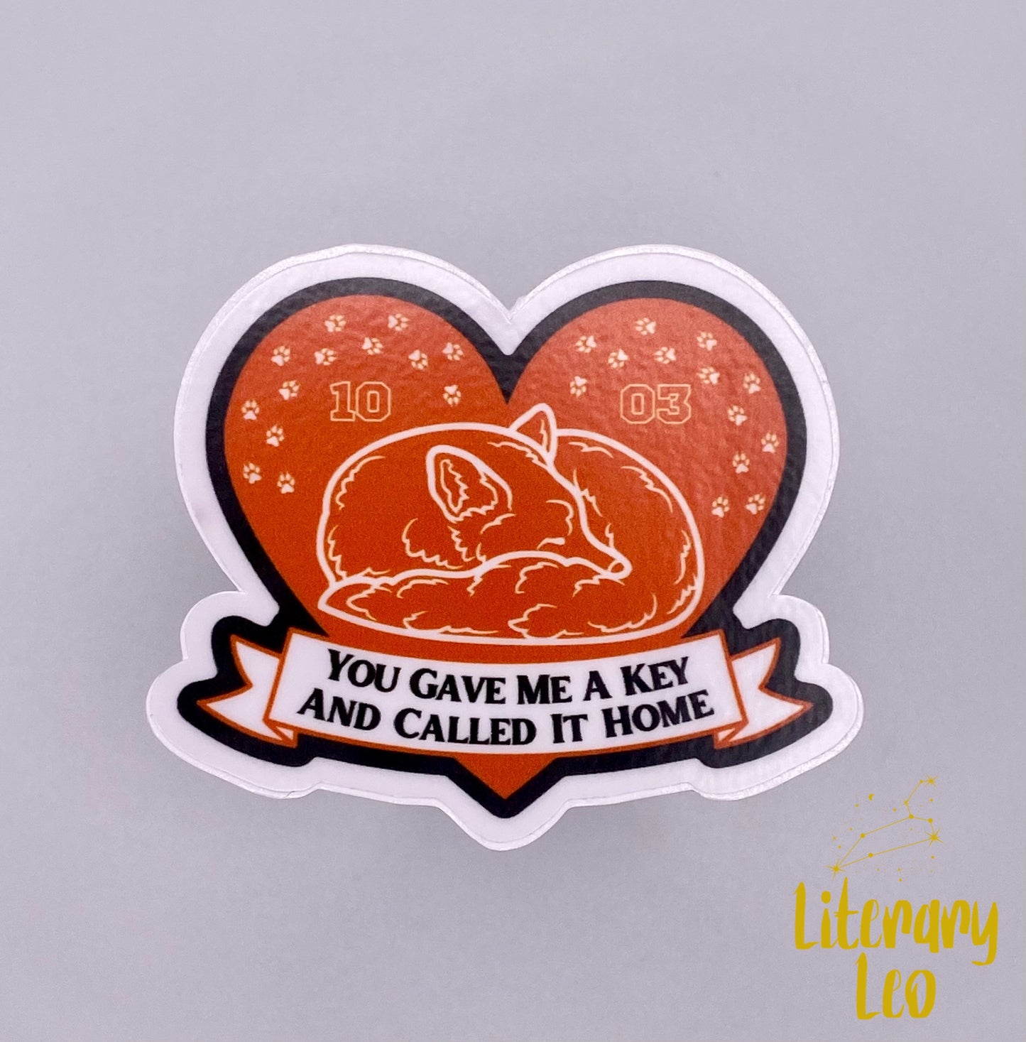 Andriel Sleeping Fox Sticker | AFTG