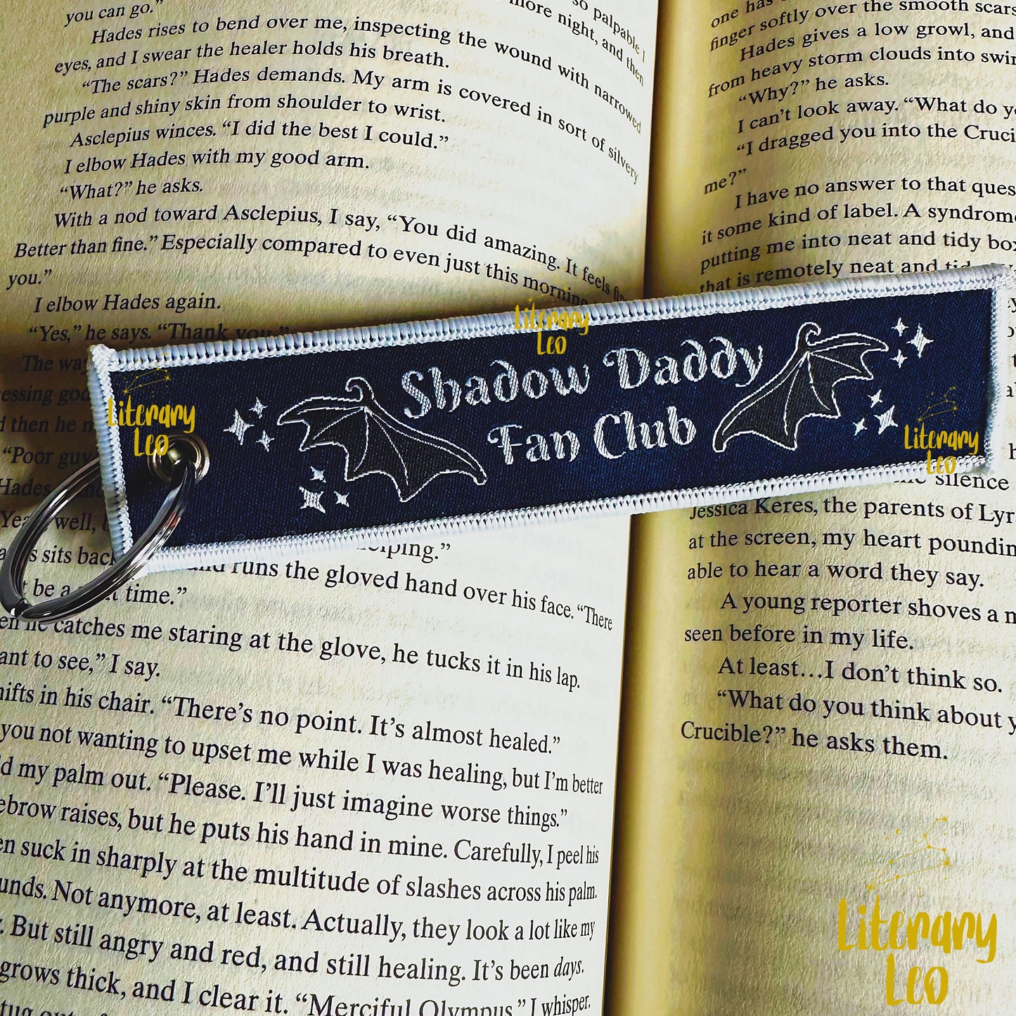 Shadow Daddy Fan Club Embroidered Bookmark Keychain