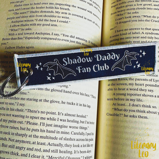 Shadow Daddy Fan Club Embroidered Bookmark Keychain