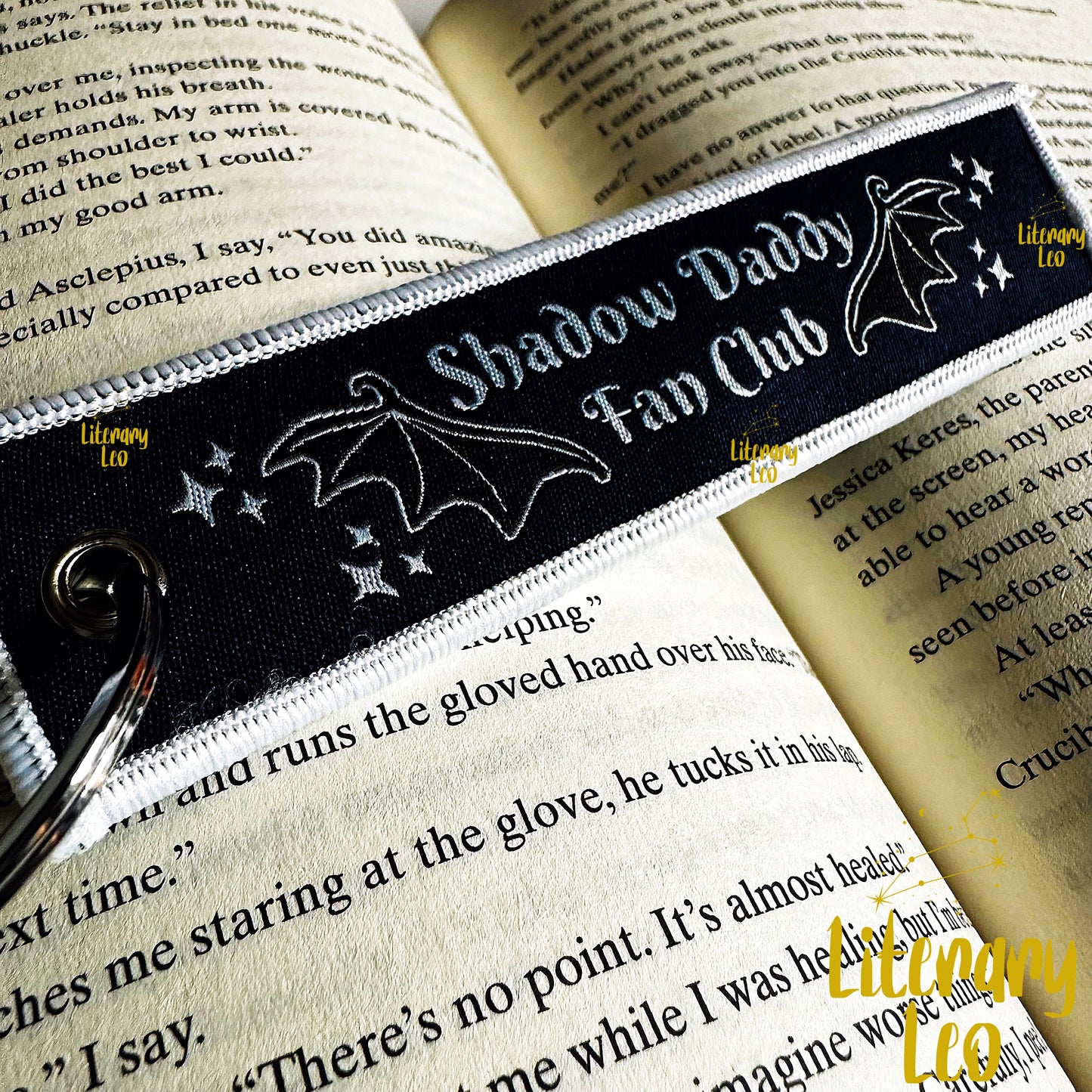 Shadow Daddy Fan Club Embroidered Bookmark Keychain