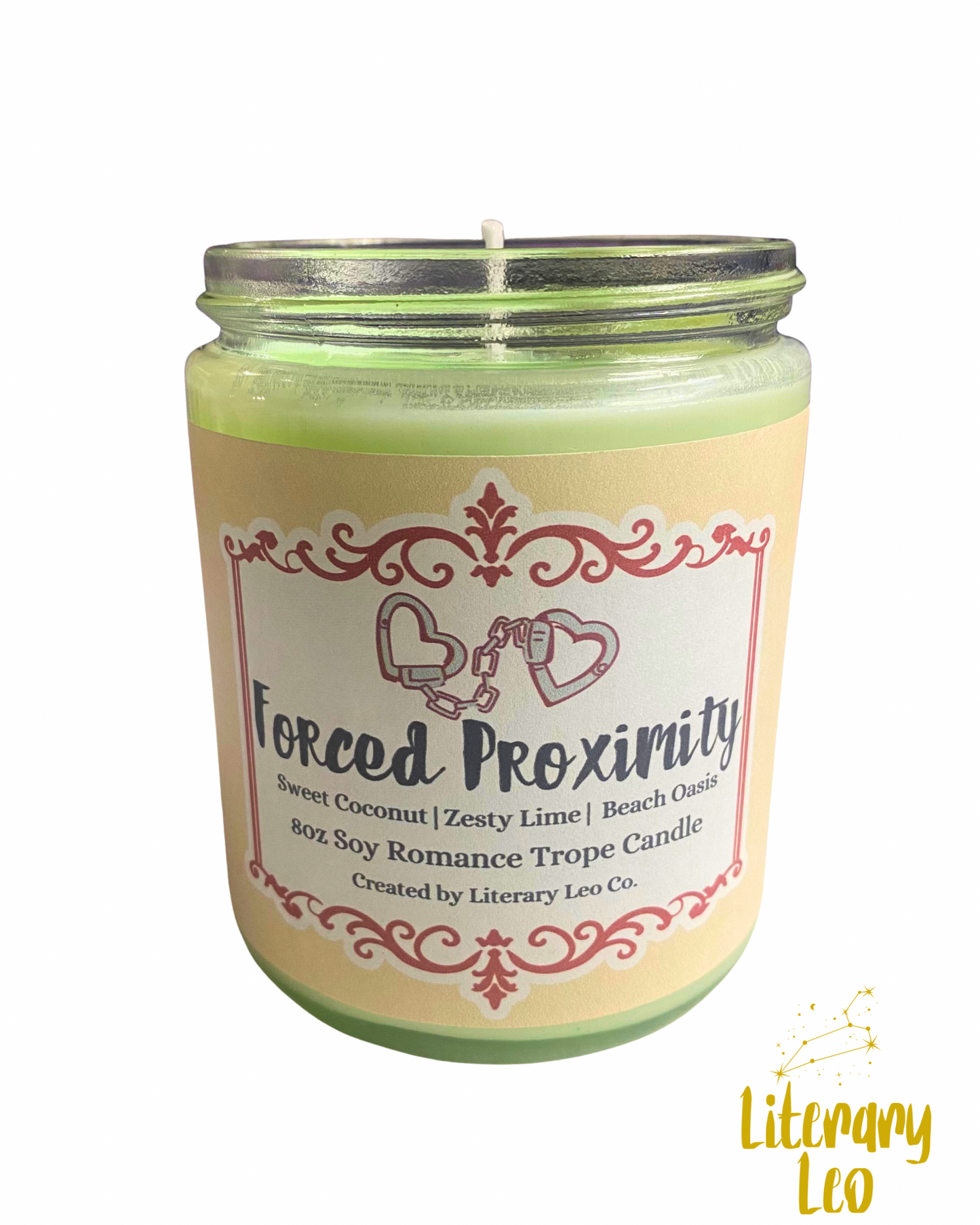Forced Proximity Romance Book Trope Candle (8oz Soy) | Bookish Candle | Secret Santa Gift