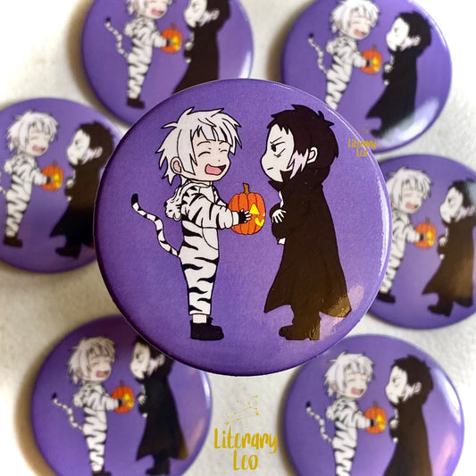 Spooky SSKK (Atsushi & Akutagawa) Large Pin (2.25")