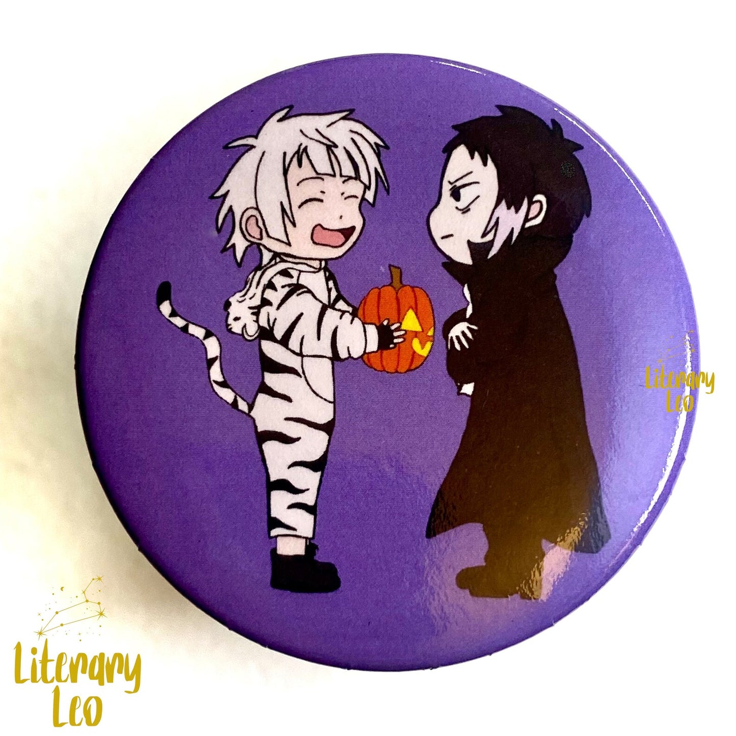 Spooky SSKK (Atsushi & Akutagawa) Large Pin (2.25")