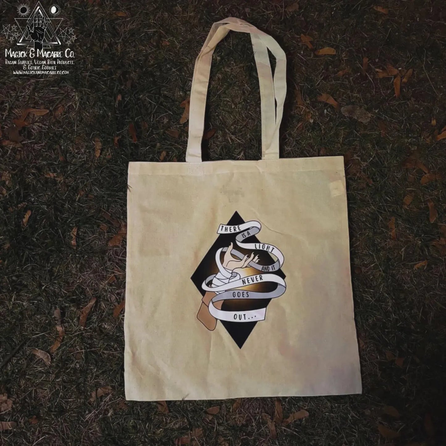 There Is A Light Goth Dazai Tote Bag | Osamu Dazai | BSD | Bungo Stray Dogs