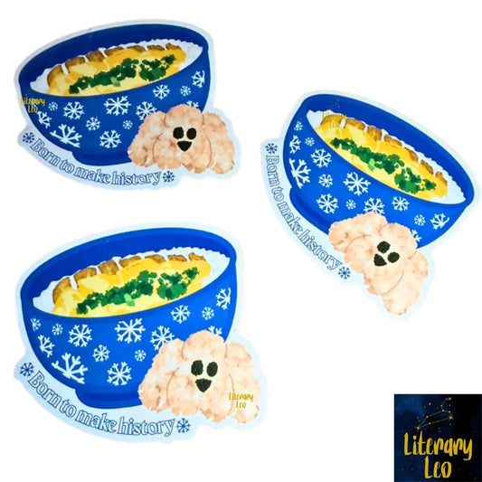 Pork Cutlet Bowl Sticker | Sports Romance | Yuri | Viktor | Nostalgic Anime | Ice Skating Anime | Tonkatsu |