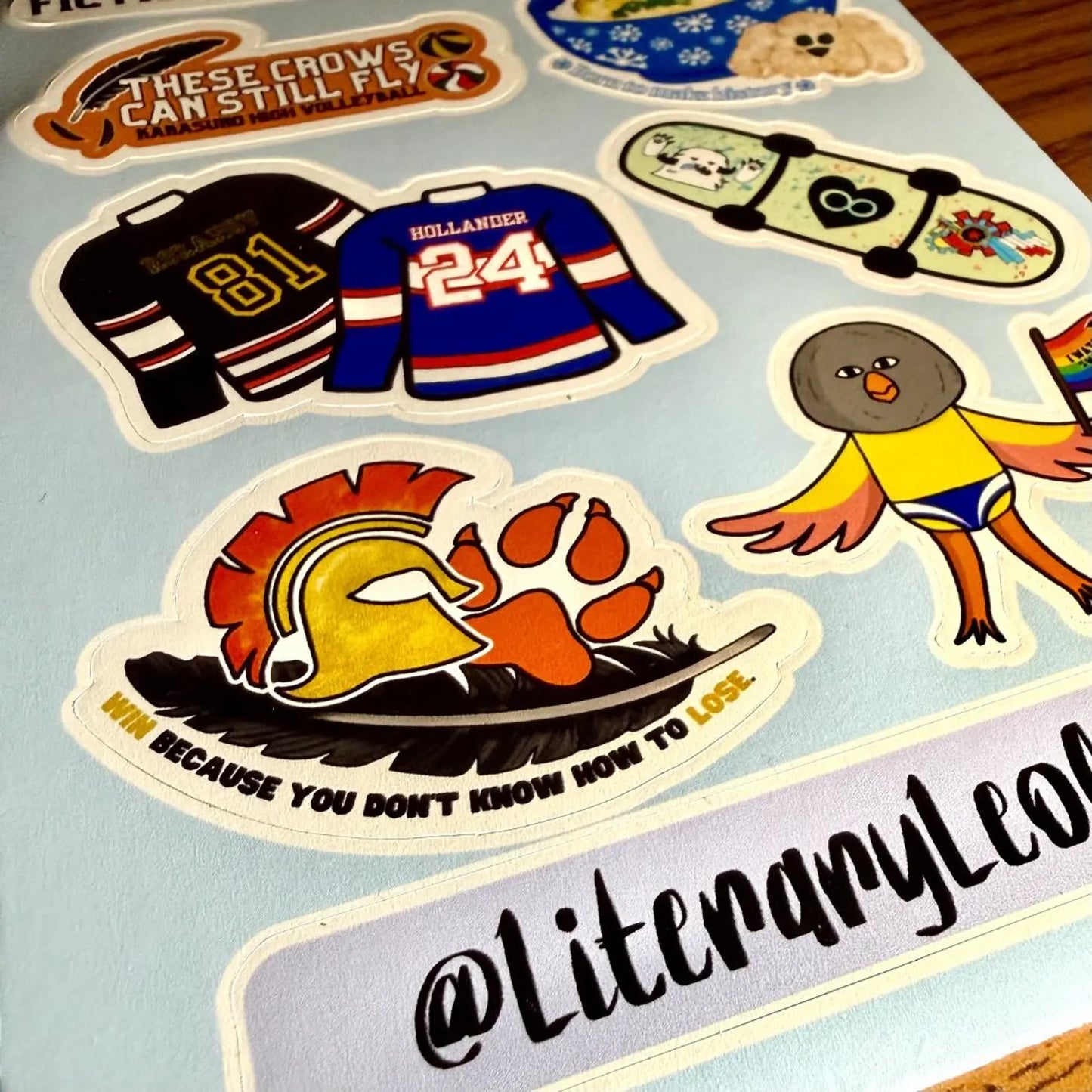 Gay Sports Sticker Sheet (4x6) | AFTG | Heated Rivalry | Free! | Sk8 | Yuri On Ice | Haikyu!