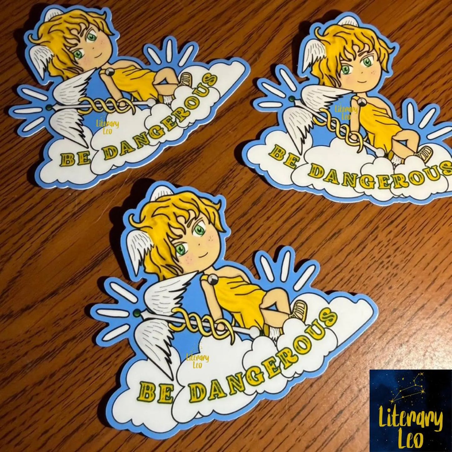 Be Dangerous Hermes Sticker | Greek God | Musical Theatre | Theater Kid | Hellenistic Pagan | Epic!